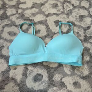 Victorias Secret PINK 36B Wear Everywhere Wireless Push-up Bra Aqua